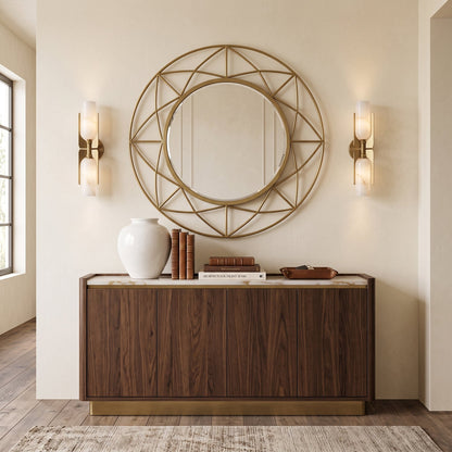 Pennon Alabaster Wall Sconce