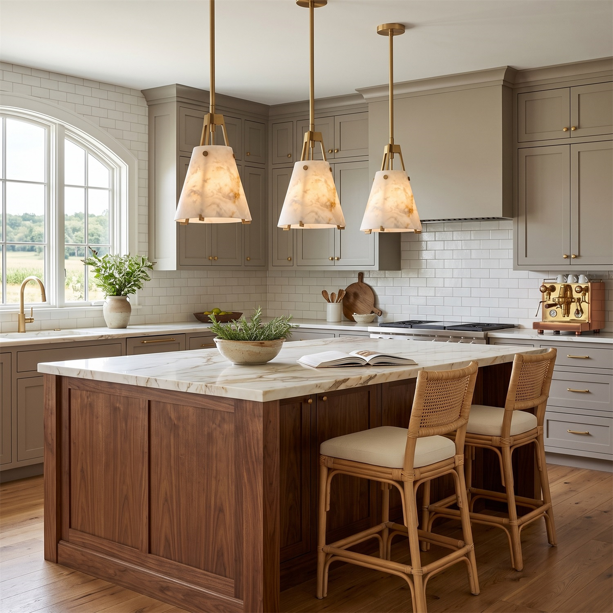 TORRICELLA Alabaster Pendant Light