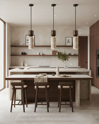 Galatea Travertine Pendant Lamp