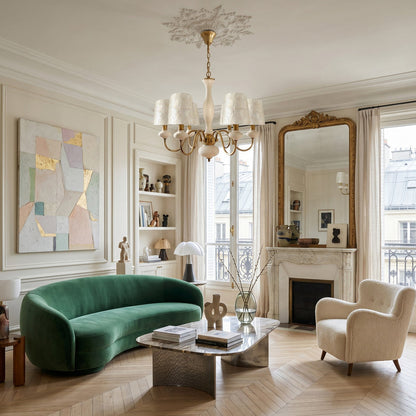 MARINELLA Shell & Ceramic Chandelier