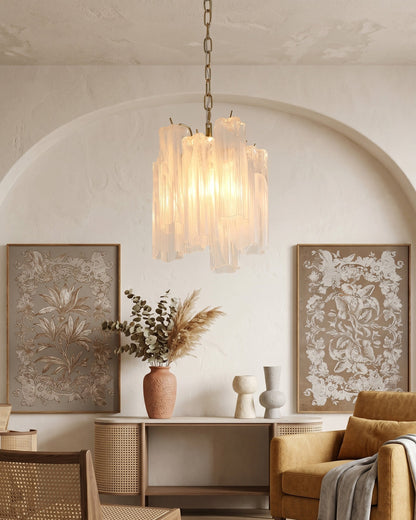 Venetian Cascade Glass Chandelier