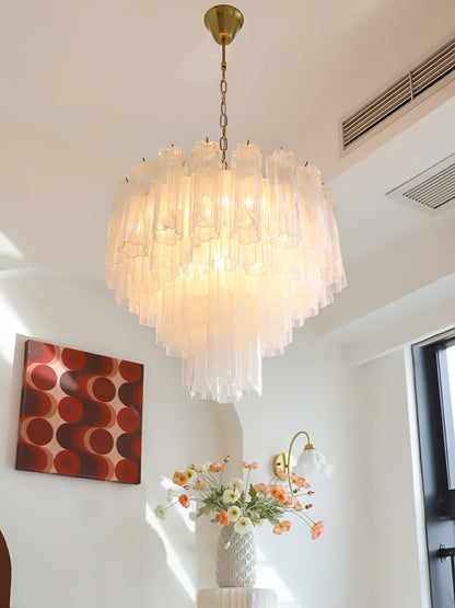 Venetian Cascade Glass Chandelier