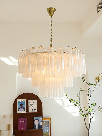 Venetian Cascade Glass Chandelier