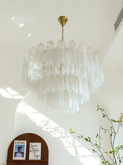 Venetian Cascade Glass Chandelier
