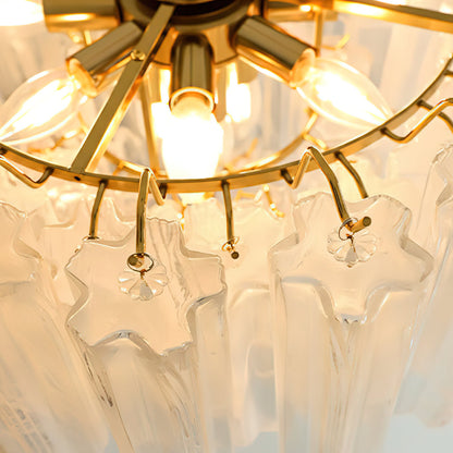 Venetian Cascade Glass Chandelier