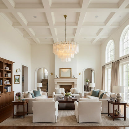 Venetian Cascade Glass Chandelier