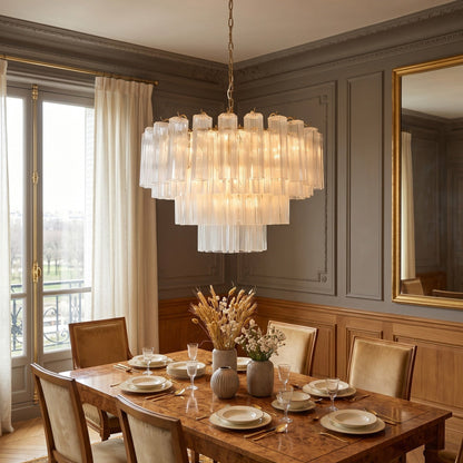 Venetian Cascade Glass Chandelier