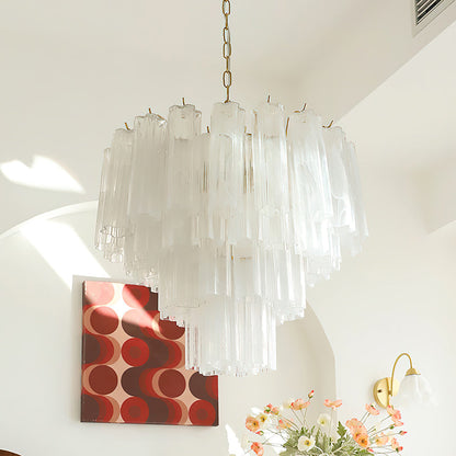 Venetian Cascade Glass Chandelier