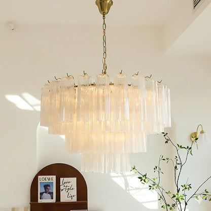 Venetian Cascade Glass Chandelier
