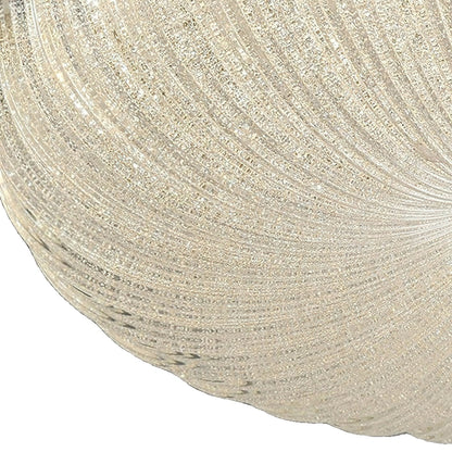 ONDINE Rippled Glass & Brass Ceiling Light