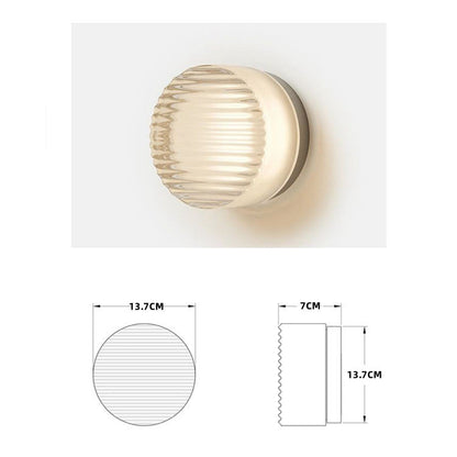 LUCETTA Glass Wall Light