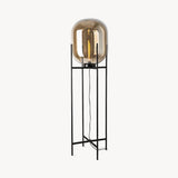 ALTAVA Glass Globe Floor Lamp