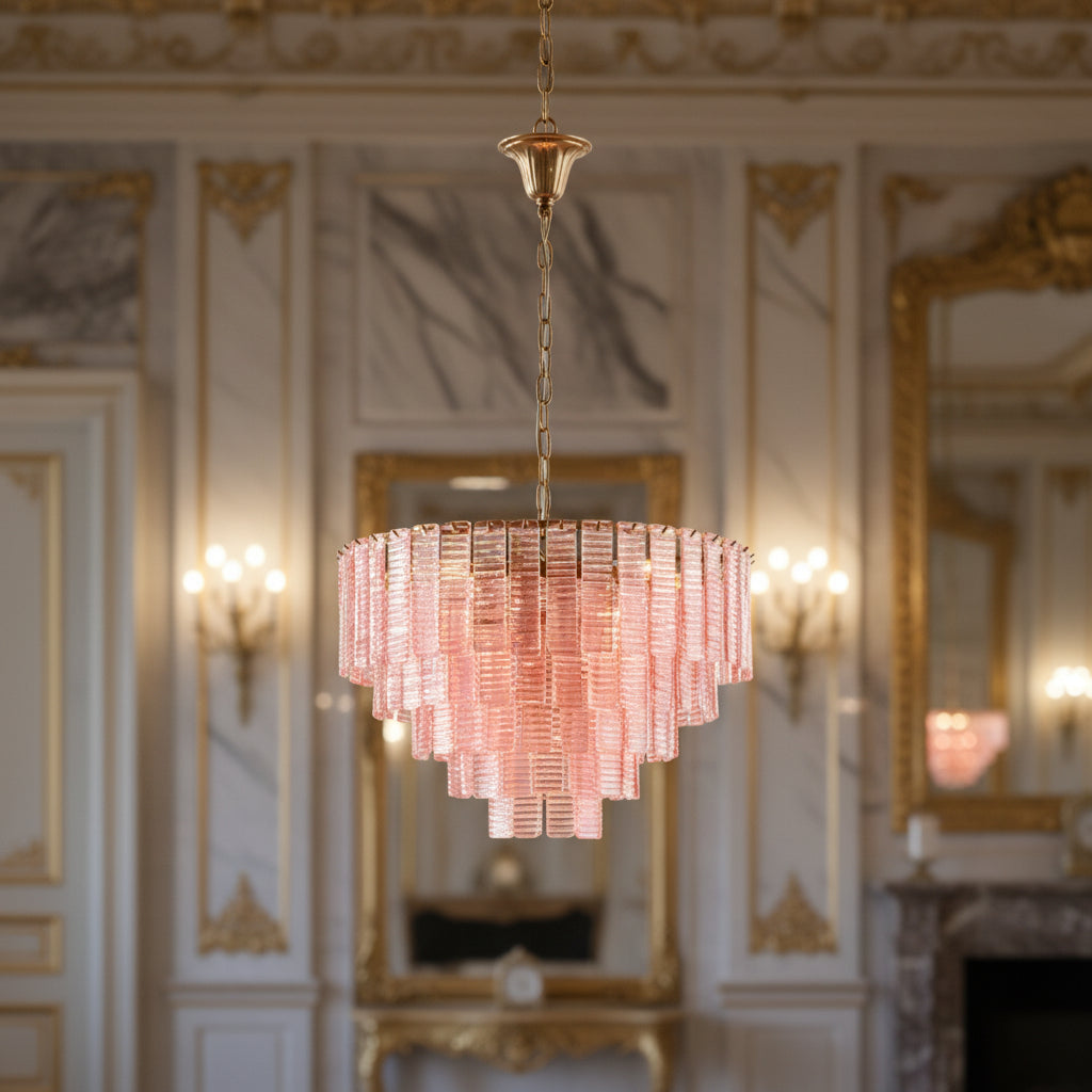Opalora Pink Chandelier