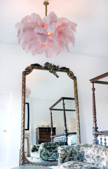 Feather Ostrich Chandelier