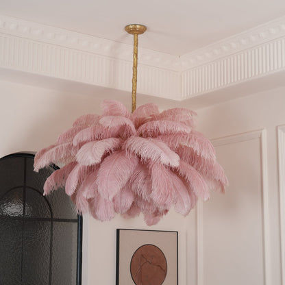 Feather Ostrich Chandelier