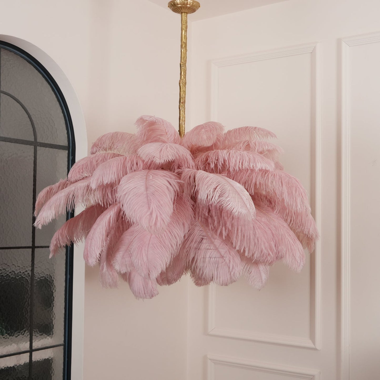 Feather Ostrich Chandelier