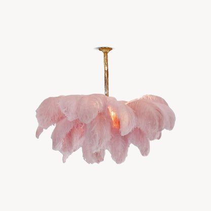 Feather Ostrich Chandelier