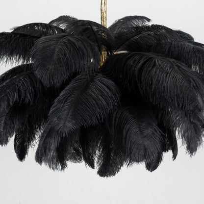 Feather Ostrich Chandelier