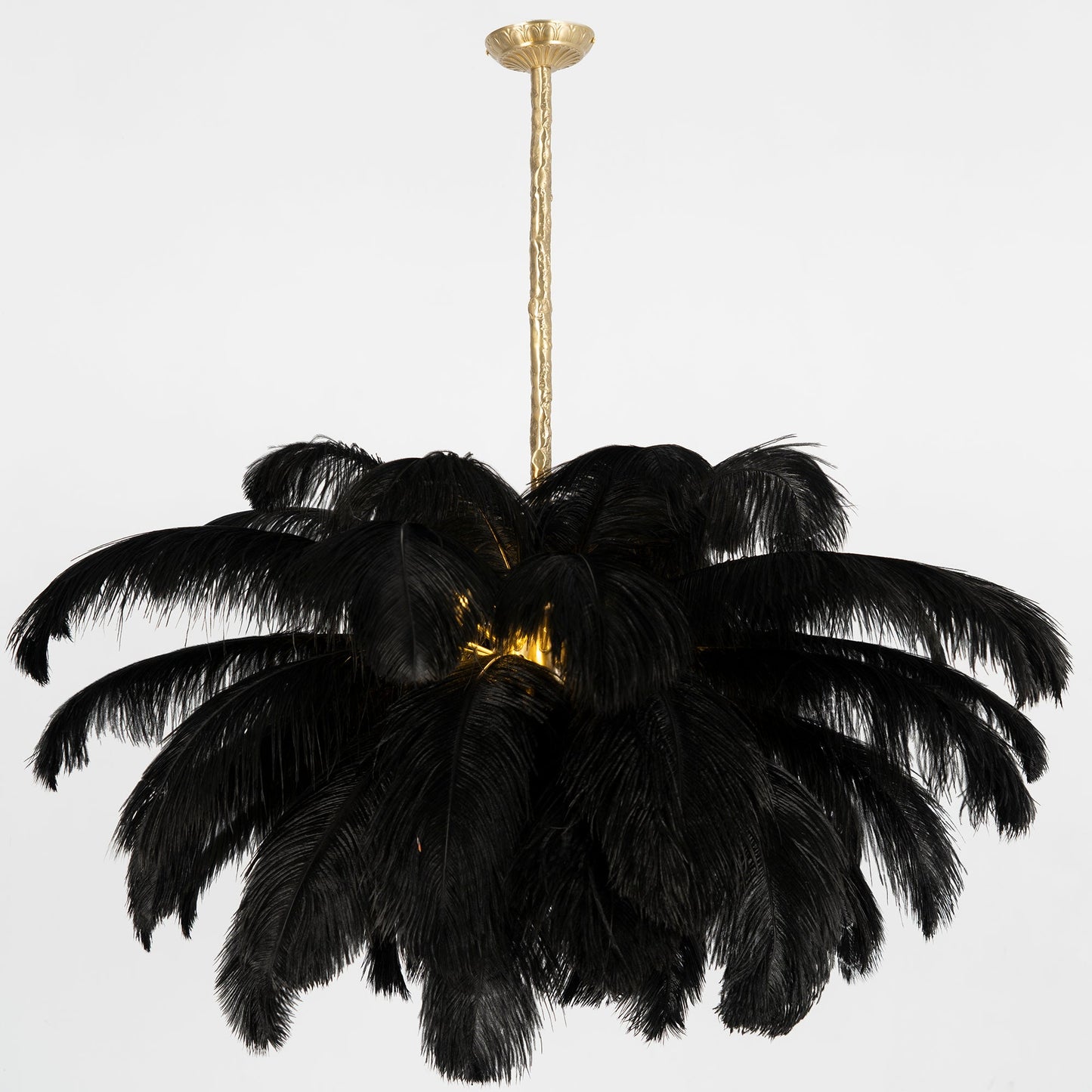 Feather Ostrich Chandelier