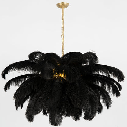 Feather Ostrich Chandelier