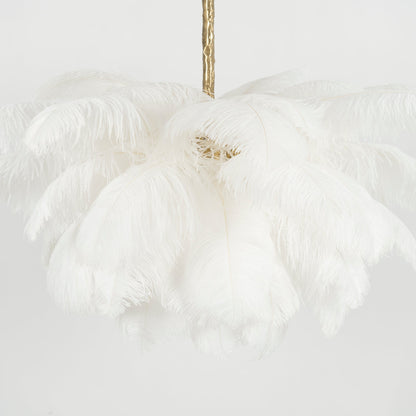 Feather Ostrich Chandelier