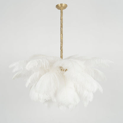 Feather Ostrich Chandelier