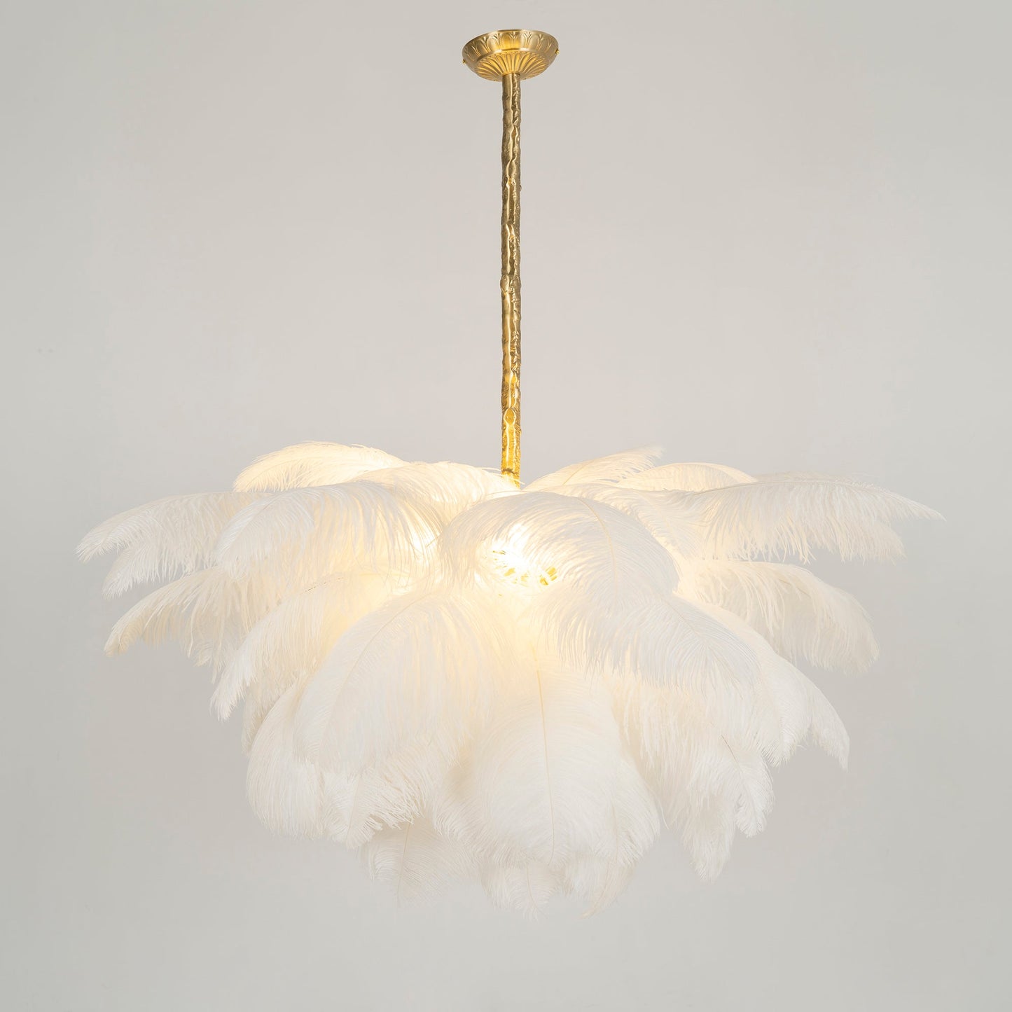 Feather Ostrich Chandelier