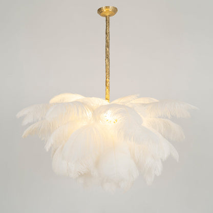 Feather Ostrich Chandelier