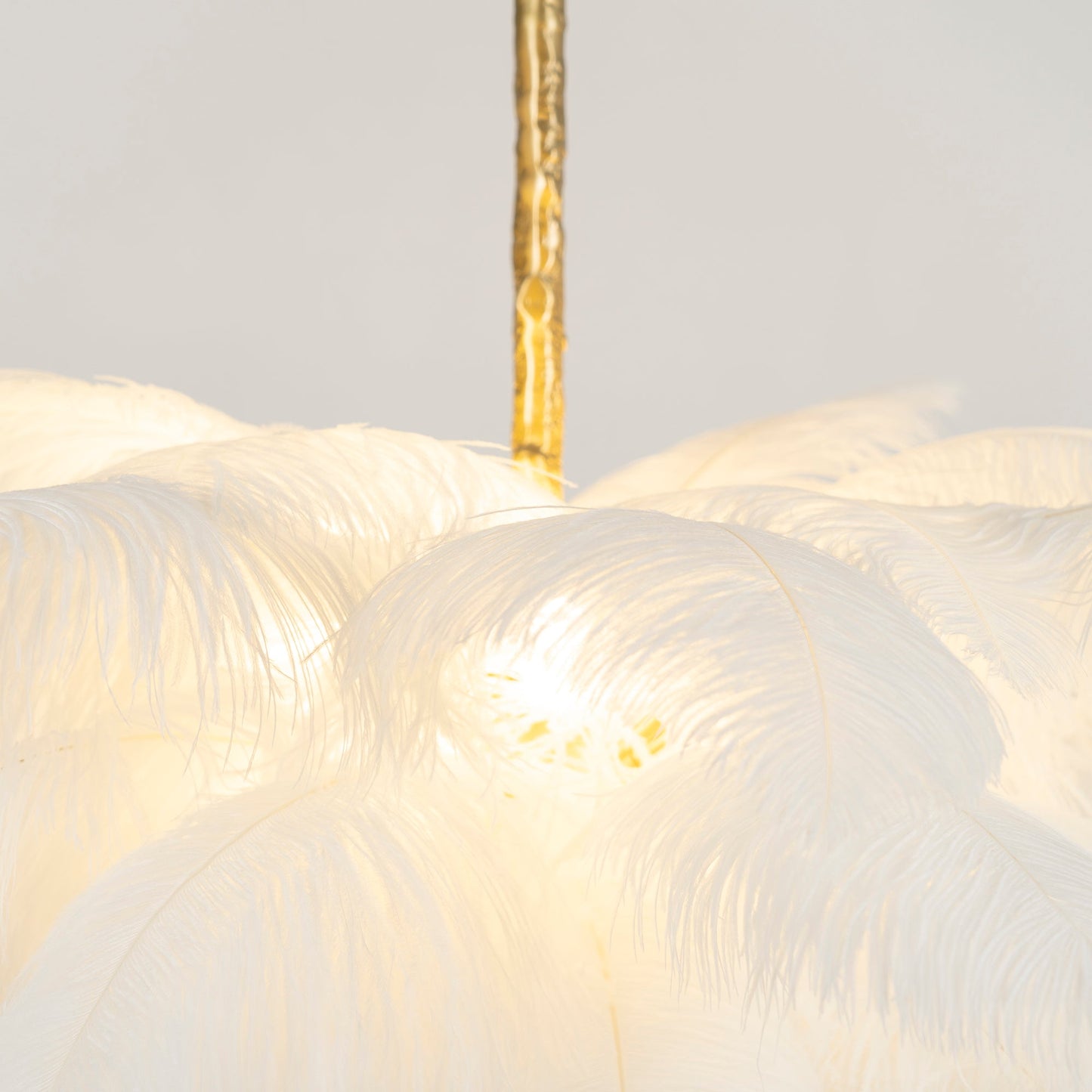 Feather Ostrich Chandelier