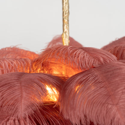 Feather Ostrich Chandelier