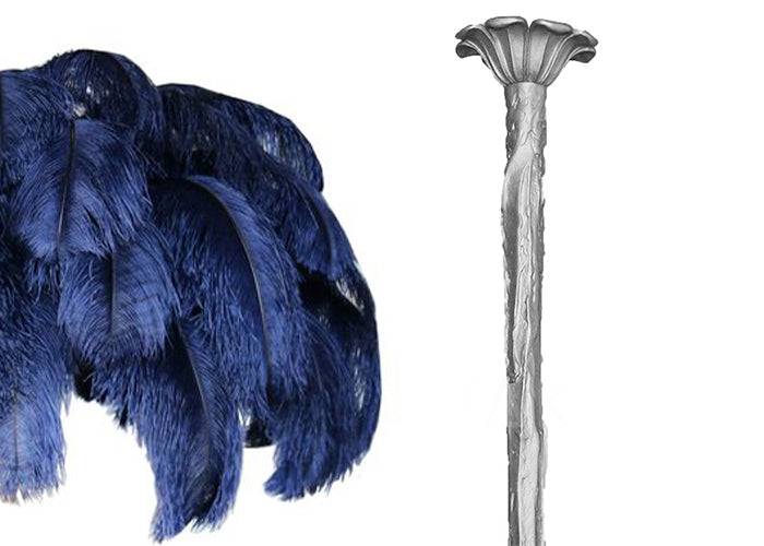Feather Ostrich Chandelier