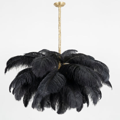 Feather Ostrich Chandelier
