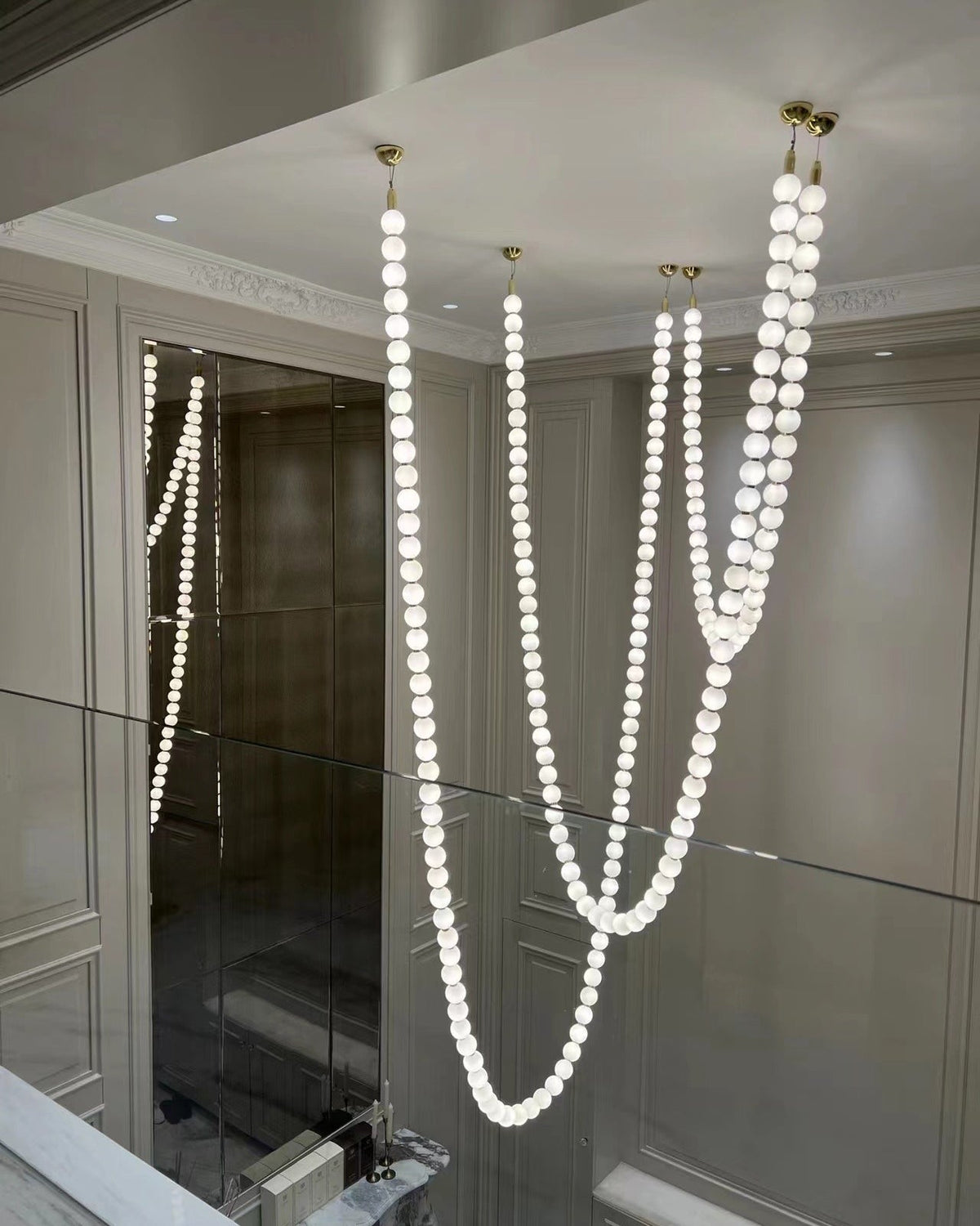 LUMINA Sculptural Globe LED Chandelier