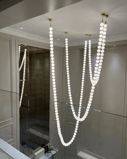 LUMINA Sculptural Globe LED Chandelier
