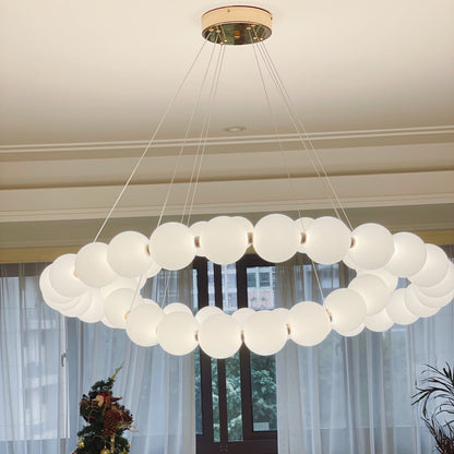 LUMINA Sculptural Globe LED Chandelier