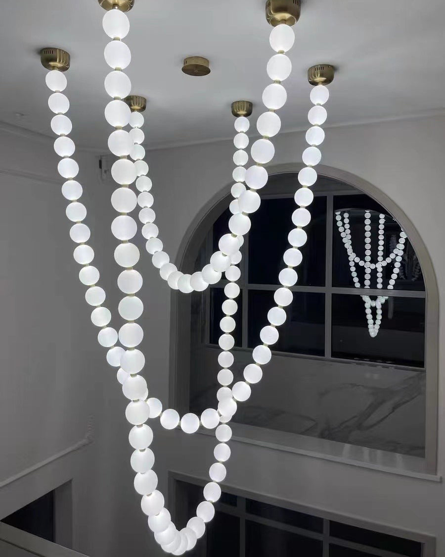 LUMINA Sculptural Globe LED Chandelier