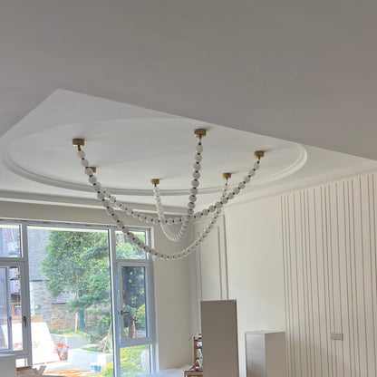 LUMINA Sculptural Globe LED Chandelier
