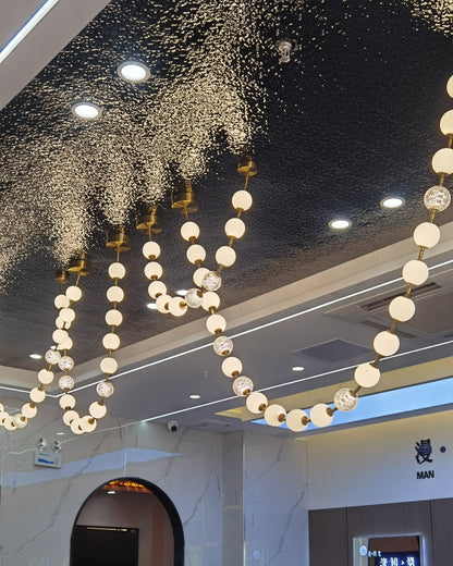 LUMINA Sculptural Globe LED Chandelier