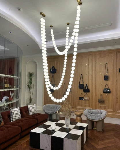LUMINA Sculptural Globe LED Chandelier