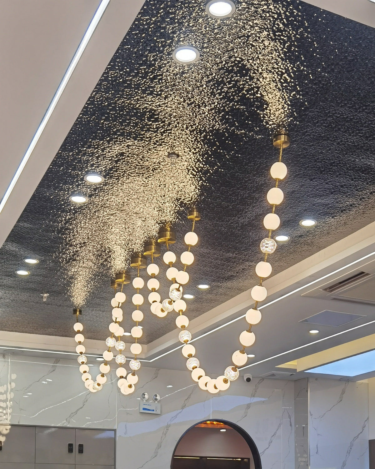 LUMINA Sculptural Globe LED Chandelier