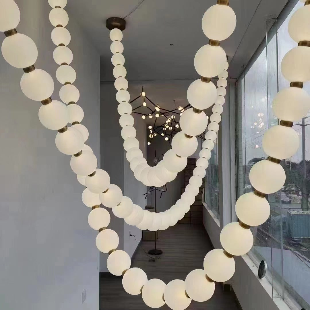 LUMINA Sculptural Globe LED Chandelier