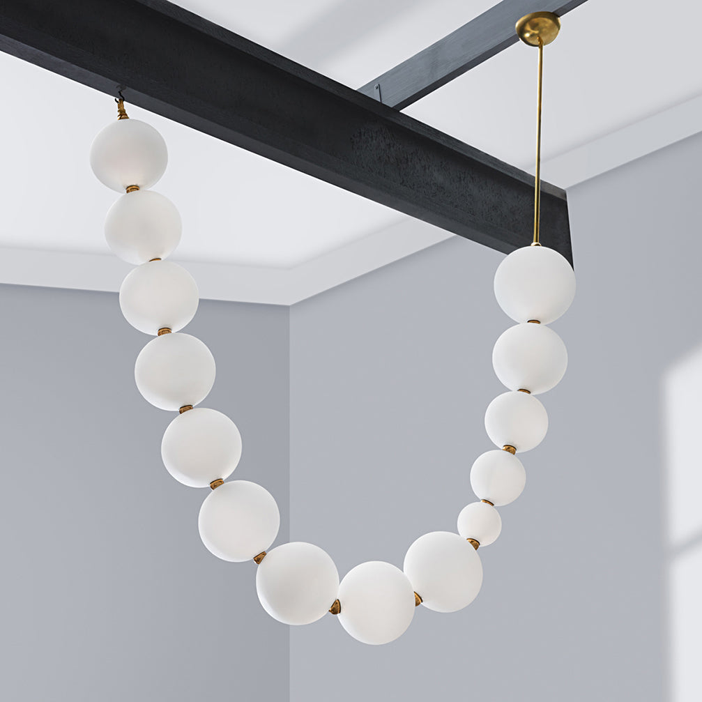 LUMINA Sculptural Globe LED Chandelier