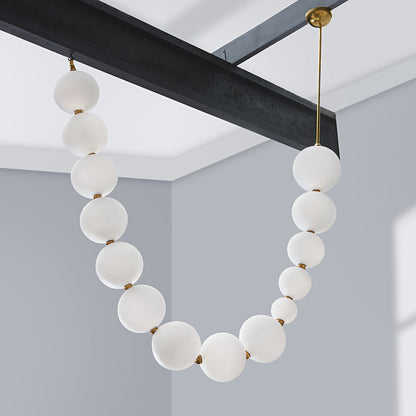 LUMINA Sculptural Globe LED Chandelier