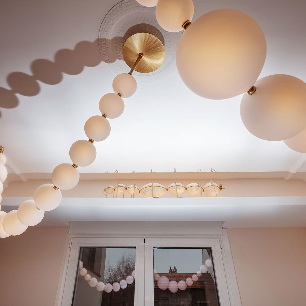 LUMINA Sculptural Globe LED Chandelier