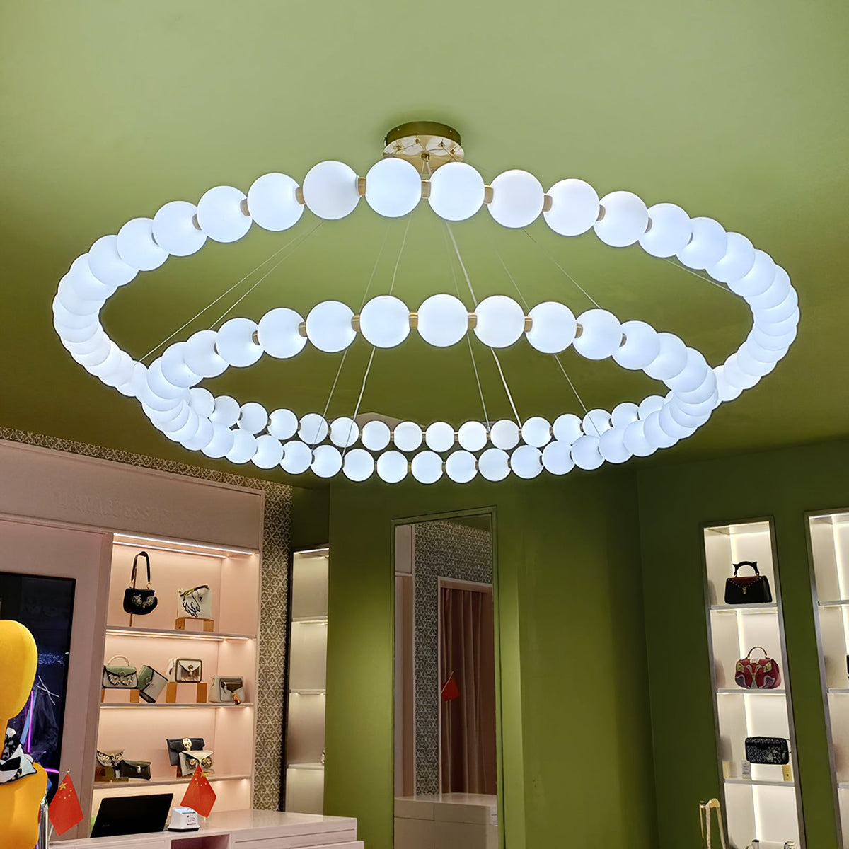 LUMINA Sculptural Globe LED Chandelier
