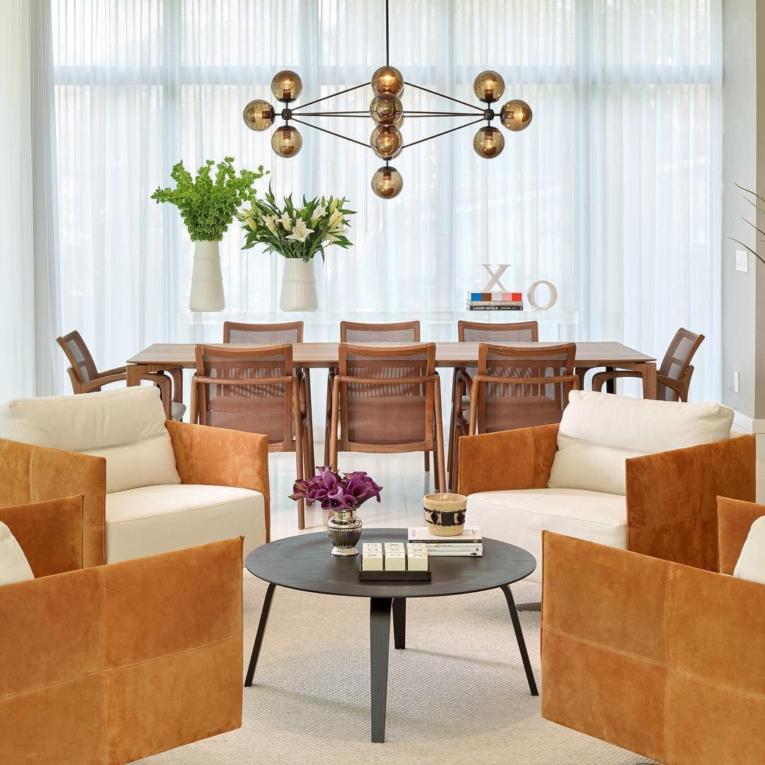 PERLAGE Glass Globe Cluster Chandelier