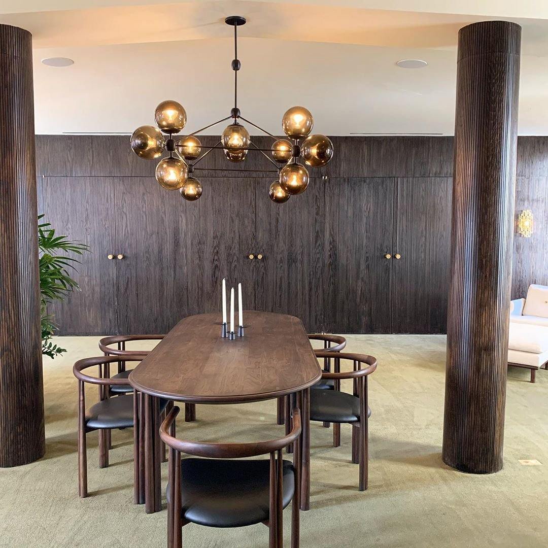 PERLAGE Glass Globe Cluster Chandelier