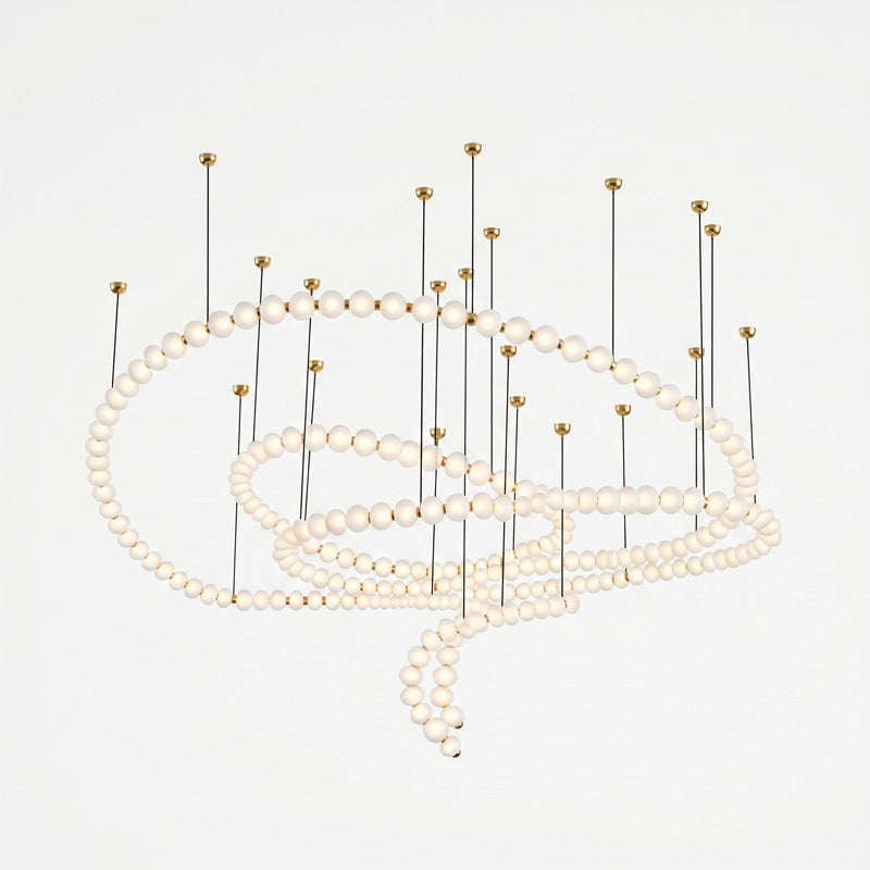 LUMINA Sculptural Globe LED Chandelier