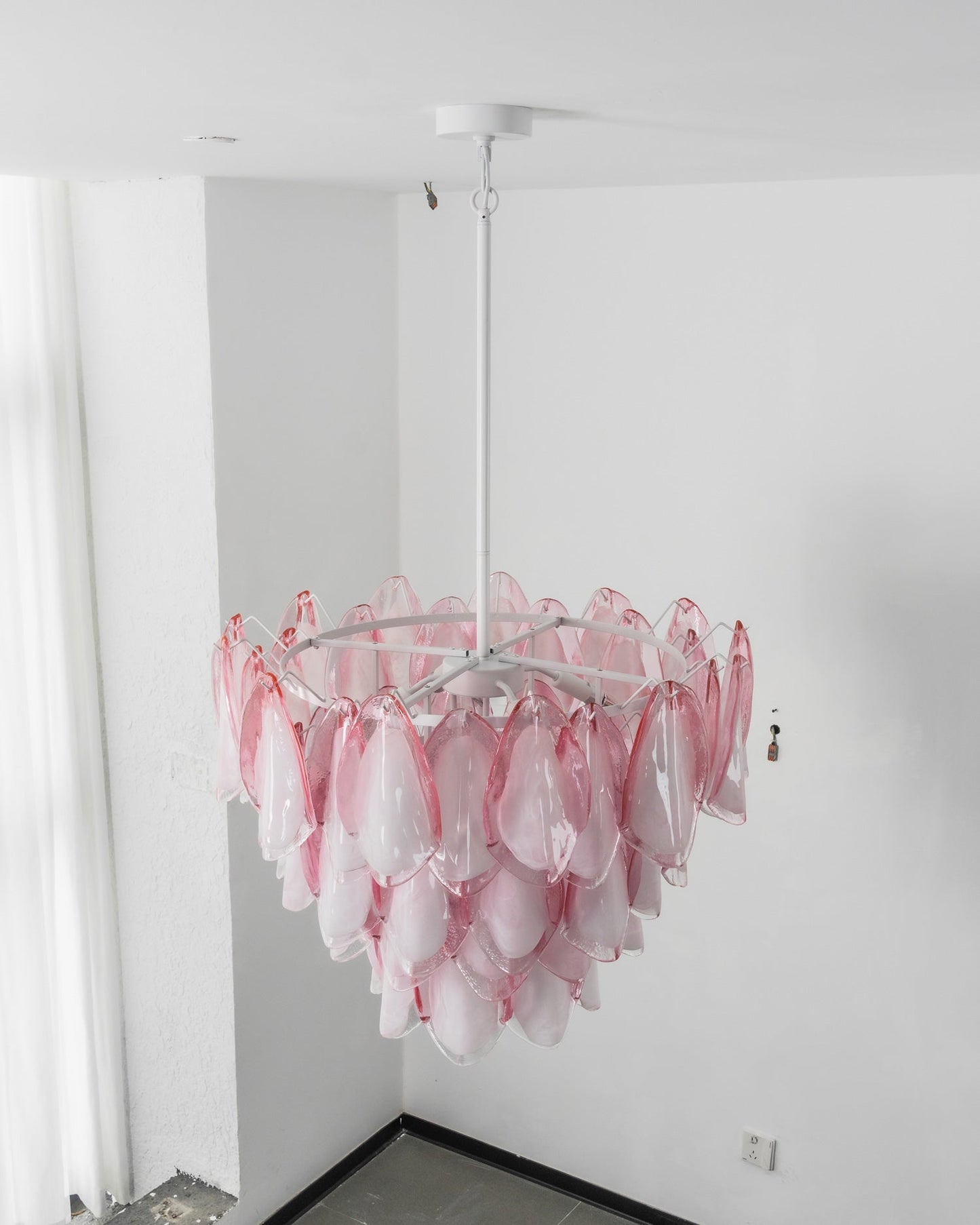 Elara Blush Petal Chandelier