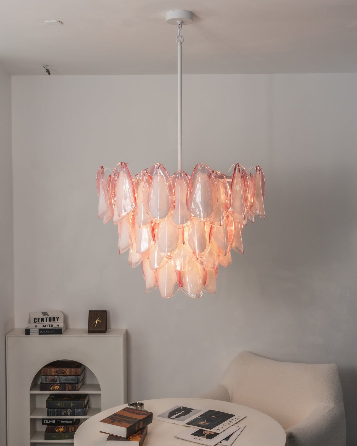 Elara Blush Petal Chandelier
